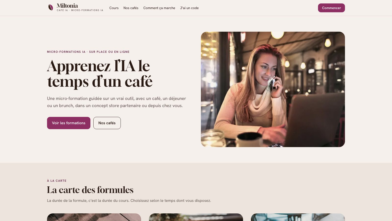Café IA : apprenez l'IA le temps d'un café